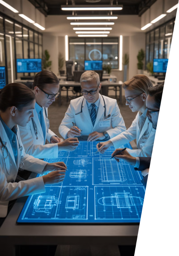 Команда специалистов за работой